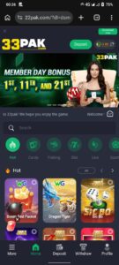 33PAK Game Download & Win Rewards Online Earning App 2